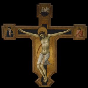 Christ en croix, vers 1420 (peinture sur bois)