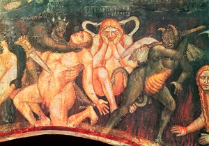 Enfer, détail des luxurieux, c.1394