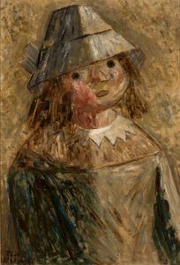 Fillette au chapeau - Tadeusz Makowski