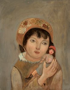 Petite fille avec une poupée - Tadeusz Makowski