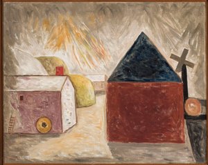Cour au soleil - Tadeusz Makowski