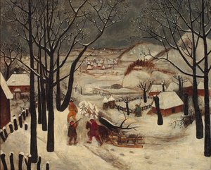 Hiver - Tadeusz Makowski