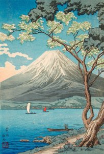 Le mont Fuji depuis le lac Yamanaka