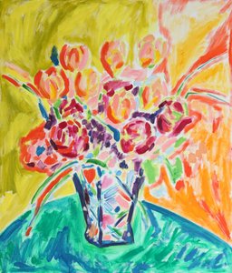 Nature morte florale éclatante - Tamara Jare
