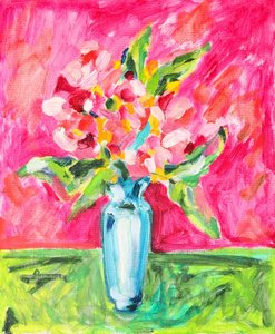 Nature morte florale éclatante - Tamara Jare