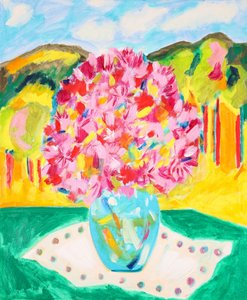 Fleurs de montagne aux couleurs vives - Tamara Jare