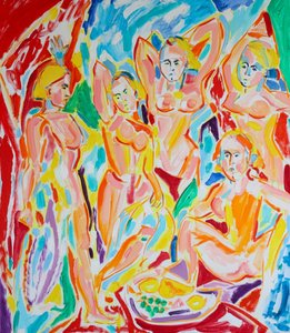 Des figures nues pleines de vie