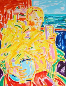 Un portrait de femme enceinte plein de vie