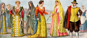 Costume italien du 17ème siècle - Tancredi Scarpelli