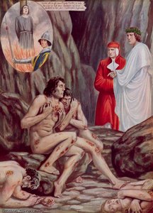 Illustration pour la Divine Comédie de Dante - Tancredi Scarpelli