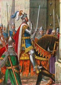 En 1237, Ezzelino da Romano, allié de Frédéric II, entre à Padoue - Tancredi Scarpelli