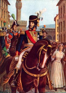 Joachim Murat entrant à Florence, 19 janvier 1801