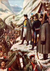 Napoléon au col du Grand-Saint-Bernard