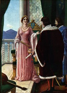 La reine Jeanne II de Naples (Giovanna di Napoli ou Anjou Durazzo) (1373-1435) désigne son fils adoptif Louis III d