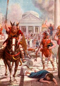 Rome envahie par les Barbares - Tancredi Scarpelli