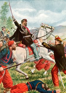 Victor Emmanuel à la bataille de Solférino