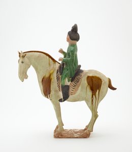 Homme à cheval, dynastie Tang, vers 700-750