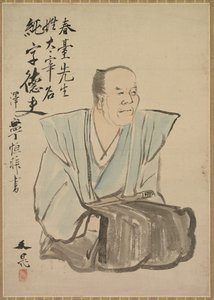 Portrait Imaginaire de Shundai Dazai - Tani Buncho