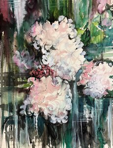 Abstrait floral onirique - Tanya Lundmark
