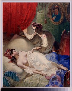 Illustration pour le poème "Poltava" de Alexandre Pouchkine - Taras Grigoryevich Shevchenko