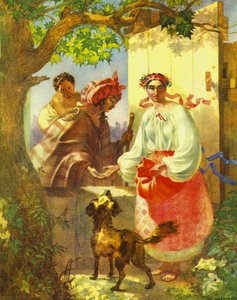 Gipsy Fortune Teller par Taras Shevchenko