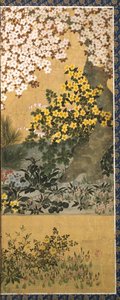 Fleurs et papillons - Tawaraya Sotatsu