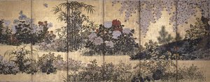 Fleurs et papillons - Tawaraya Sotatsu