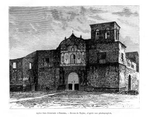 Église de San Francisco, Panama, Amérique centrale, XIXe siècle - Taylor