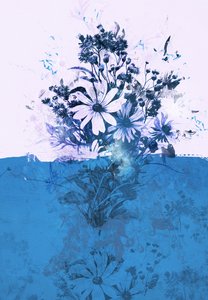 Bouquet bleu