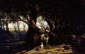 Ardenza ou Oliveraie à Antignano - Telemaco Signorini