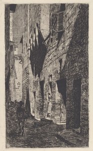 Maison de Dante da Castiglione [Casa di Dante da Castiglione] - Telemaco Signorini