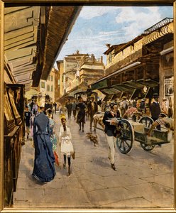 Vieux Pont à Florence, vers 1882