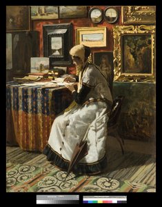 La lettre, 1867 - Telemaco Signorini
