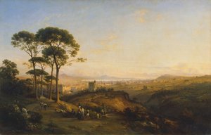 Naples depuis Conocchia, 1838