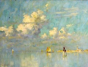 Nuages et eau calme, Venise - Terrick Williams
