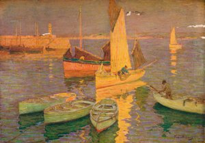 Lueur du Coucher de Soleil, St. Ives, 1925 - Terrick Williams