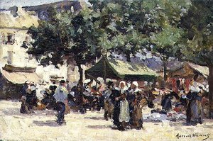 La place du marché, Turin