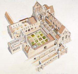 Abbaye de Buildwas, 12ème siècle, vers 1990-2010