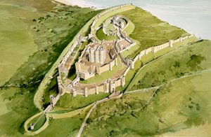 Château de Douvres, vers 1300, vers 1990-2010