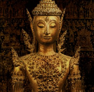Bouddha debout en Abhaya mudra, style Rattanakosin, milieu du 19ème siècle (bronze)