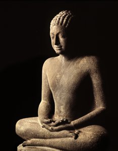 Bouddha méditant, période de Davaravati