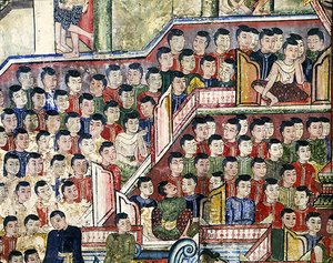 Wiharn Laikarn, épisode du Jataka Sang Thong - Thai School