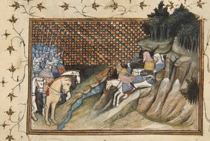 Art Mór chevauchant pour rencontrer le comte de Gloucester, de 