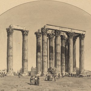 Temple de Zeus Olympien - Themistocles von Eckenbrecher