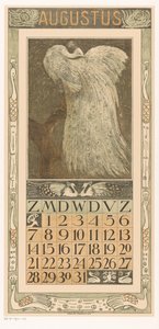 Feuille de calendrier d
