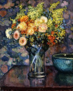 Vase de fleurs, vers 1911 - Théo van Rysselberghe