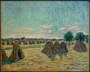 Récolte de céréales - Theo von Brockhusen