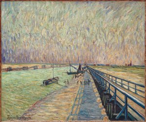 Jetée à Nieuport - Theo von Brockhusen