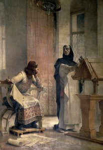 Louis IX (1214-1270), avant de devenir roi de France, étudiait les mathématiques avec Vincent de Beauvais (1190-1264), frère dominicain, à l