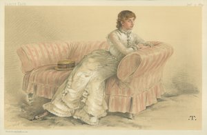 La Dame Florence Dixie - Theobald Chartran